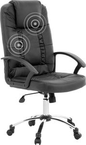 Krzesło biurowe Beliani Relax Czarne 1