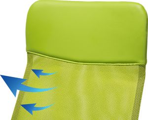 Krzesło biurowe Beliani Design Zielone 8