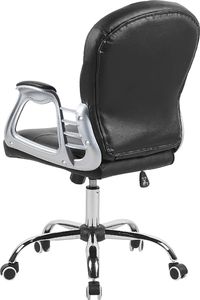 Krzesło biurowe Beliani Princess Czarne 3