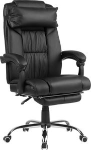 Krzesło biurowe Beliani Luxury Czarne 1