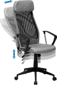 Krzesło biurowe Beliani Pioneer Szare 5