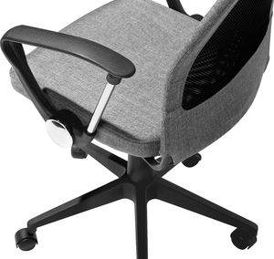 Krzesło biurowe Beliani Pioneer Szare 6