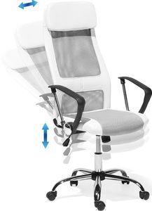 Krzesło biurowe Beliani Pioneer Białe 5