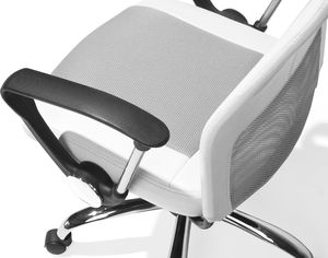 Krzesło biurowe Beliani Pioneer Białe 6