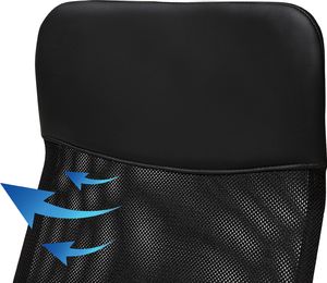 Krzesło biurowe Beliani Design Czarne 6