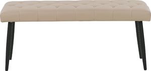 Beliani Ławka do sypialni beżowa ESSONNE 2