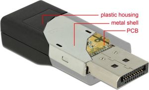 Adapter AV Delock DisplayPort - D-Sub (VGA) czarny (65653) 2