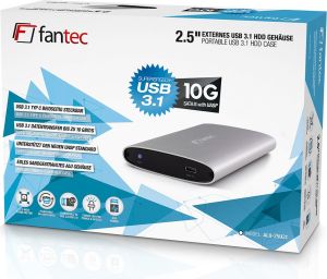Kieszeń Fantec USB 3.1 - 2.5" SATA III ALU-25U31 (1795) 4