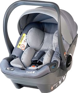 Fotelik samochodowy BabySafe Fotelik dziecięcy Babysafe York szary (0-13 kg) 1