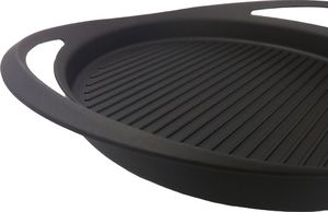 Patelnia KOMIN grillowa Żeliwna 26cm 4