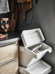 Kosz na śmieci Ikea IKEA SORTERA KOSZ DO SEGREGACJI ODPADÓW BIAŁY 37 L 3