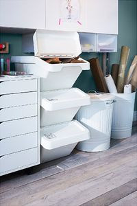 Kosz na śmieci Ikea IKEA SORTERA KOSZ DO SEGREGACJI ODPADÓW BIAŁY 37 L 4