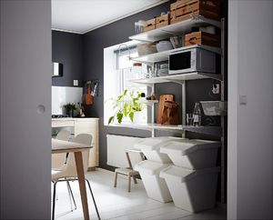 Kosz na śmieci Ikea IKEA SORTERA KOSZ DO SEGREGACJI ODPADÓW BIAŁY 37 L 5