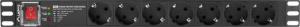 Lanberg Listwa zasilająca PDU PRO 19" 1U 16A 2m 7x Schuko (PDU-PRO-07F-0200-BK) 2