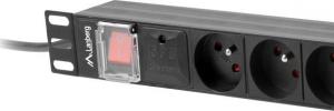 Lanberg Listwa zasilania PDU 1U 8x 230V PL 16A 2m (PDU-08E-0200-BK) 4
