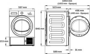 Suszarka do ubrań Beko DS7434RX 2