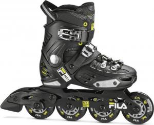 Rolki Fila Fila Skate NRK Junior czarno-limonkowe r. M (32-35) 1