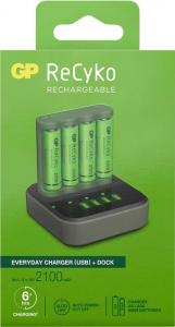Ładowarka GP ReCyko B421 + D451 (130B421CD210AAC4) 5