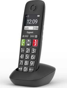 Telefon stacjonarny Gigaset Gigaset E290 HX schwarz (S30852-H2961-B101) - AP387724 3