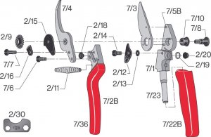 Sekator Felco  7 Classic nożycowy 3