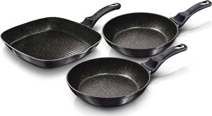 Patelnia Berlinger Haus zestaw Carbon pro 28cm 3szt. 2