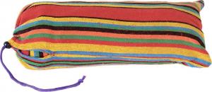 Funfit Hamak ogrodowy 2-osobowy z wygiętym pałąkiem Premium Flat Style - pomarańczowy 5