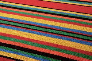 Funfit Hamak ogrodowy 2-osobowy z wygiętym pałąkiem Premium Flat Style - pomarańczowy 6