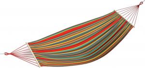 Funfit Hamak ogrodowy 2-osobowy z wygiętym pałąkiem Premium Flat Style - pomarańczowy 7