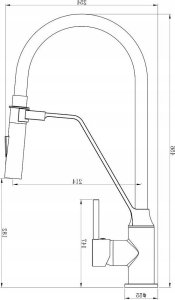Bateria kuchenna Invena Terra stojąca biała (BZ-54-L02) 3