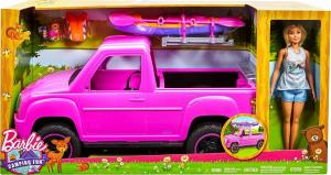 Lalka Barbie Mattel Camping Fun - Pickup + Lalka + Kajak (FNY40) 6