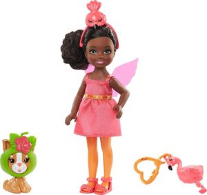 Lalka Barbie Mattel Club Chelsea - Kostium flaminga (GJW30) 1