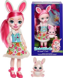 Mattel Enchantimals Bree Bunny duża lalka z króliczkiem Twist 1