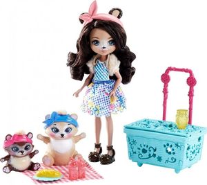 Mattel Enchantimals Piknik w parku zestaw z 3 lalkami 4 zwierzątkami i akcesoriami 4