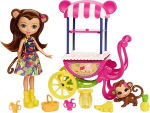 Mattel Enchantimals Piknik w parku zestaw z 3 lalkami 4 zwierzątkami i akcesoriami 5