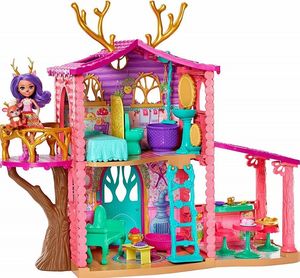 Mattel Enchantimals 2 piętrowy Domek Jelonków+2 figurki 4