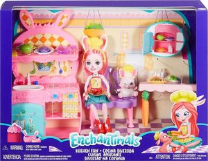 Mattel Enchantimals zestaw FRH44 kuchnia z lalką Bree Bunny 9