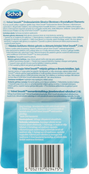 Scholl Rolki wymienne do Velvet Smooth drobnoziarniste 2szt. (8122199) 2