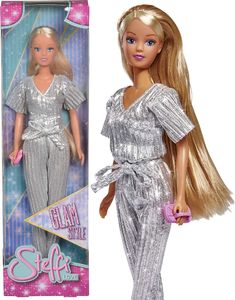 Simba Steffi Love GlamStyle lalka w srebrnym kombinezonie 1