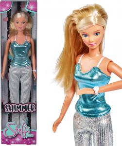 Simba Lalka Steffi Love Shimmer niebieska koszulka 1