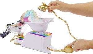 MGA Tęczowy Salon Fryzjerski Rainbow High z farbami 4