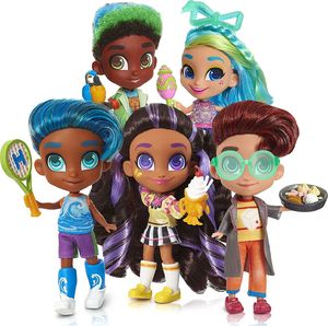 Just Play Hairdorables Hairdudeables dwupak Lalka KALI + chłopiec niespodzianka 2