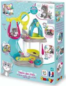 Smoby  Domek kota + miauczący kot 2