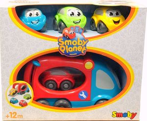Smoby Zestaw Vroom Planet Truck+4 pojazdy (13939) 3