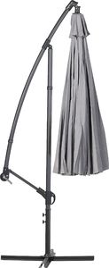 Beliani Parasol ogrodowy Calabria II ciemnoszary 268 cm 2
