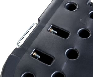 Beliani Zestaw 4 obciążników do parasola ogrodowego Caria czarne 2