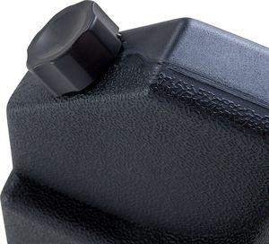 Beliani Zestaw 4 obciążników do parasola ogrodowego Caria czarne 4