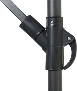 Beliani Parasol ogrodowy Calabria II beżowy 268 cm 3