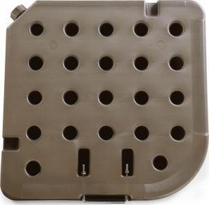 Beliani Zestaw 4 obciążników do parasola ogrodowego Caria brązowe 2