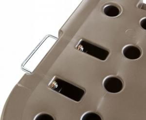 Beliani Zestaw 4 obciążników do parasola ogrodowego Caria brązowe 3