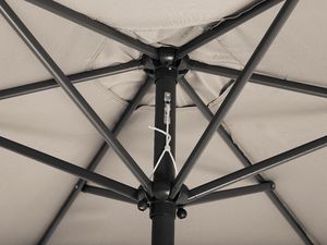 Beliani Parasol ogrodowy Varase Beżowo-szary 270 cm 4
